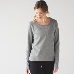 LULULEMON grey belle long sleeve